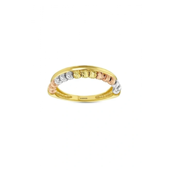 Dorika Toplu Altın Yüzük - 14k - 2.21gr