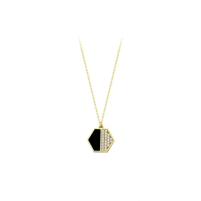 Mineli Altın Kolye - 14k - 2.17gr