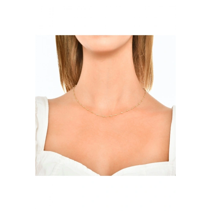 Altın Zincir Kolye - 14K - 3.24gr