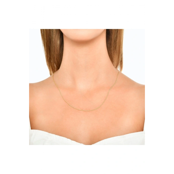 Altın Zincir Kolye - 14k - 1.26gr