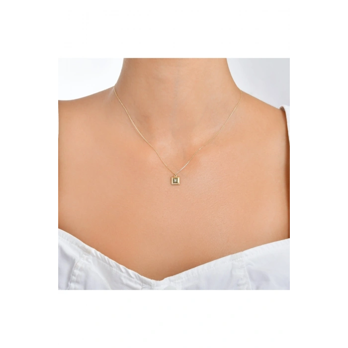 Tasarım Altın Kolye - 14k - 2.15gr