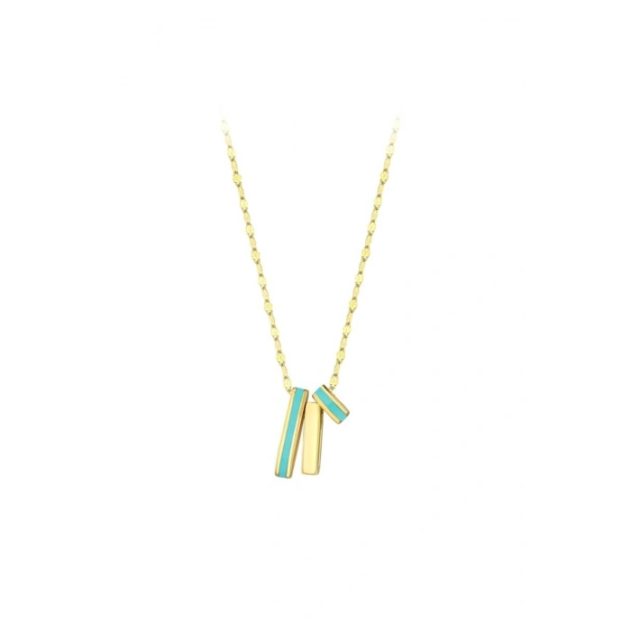 Altın Tasarım Kolye - 14K