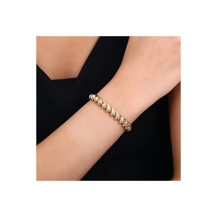 Damla Tasarım Altın Bileklik - 14k - 13.21gr