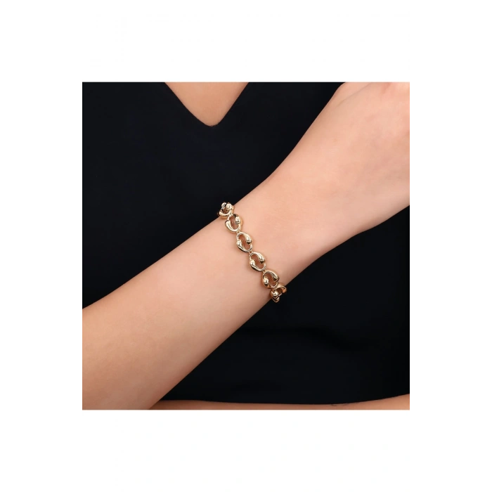 Damla Tasarım Altın Bileklik - 14k - 12.46gr