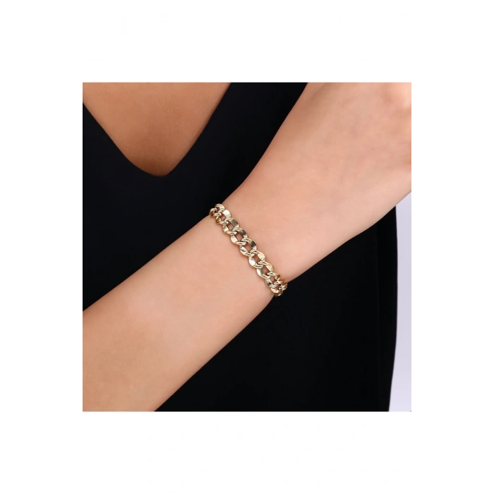 Altın Zincir Bileklik - 14k - 5.06gr