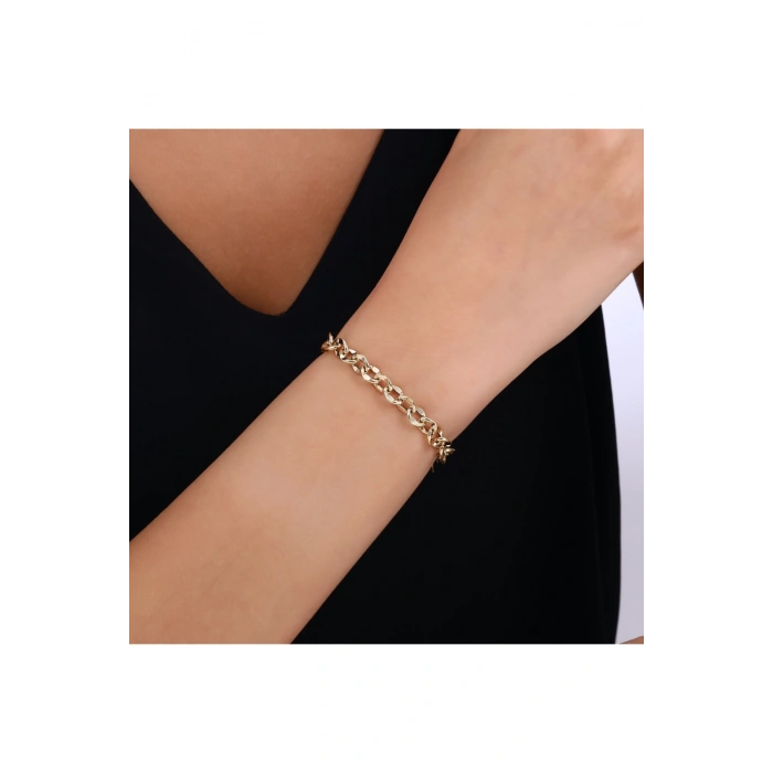 Altın Zincir Bileklik - 14k - 3.46gr