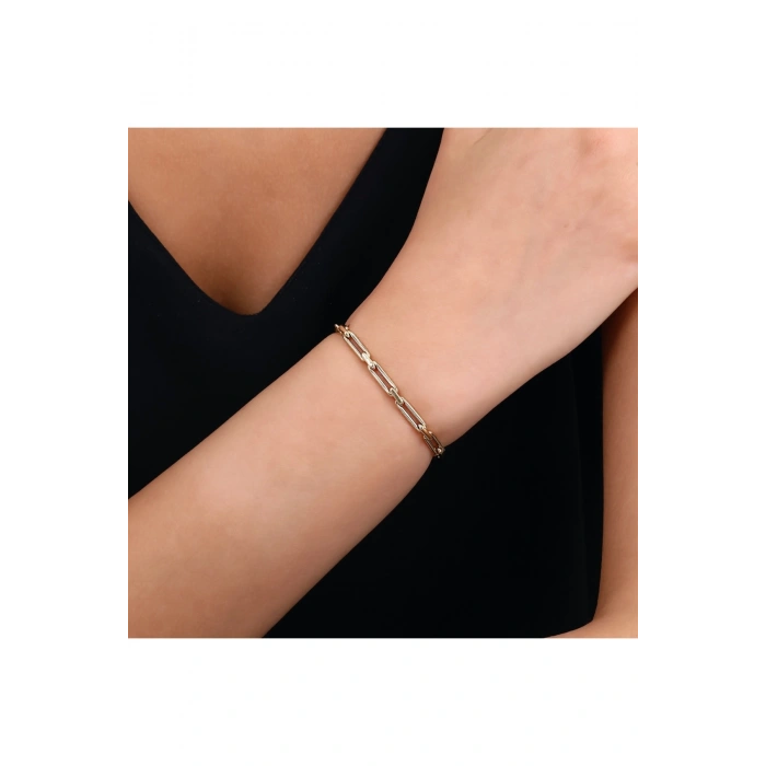 Altın Zincir Bileklik - 14k - 3.01gr