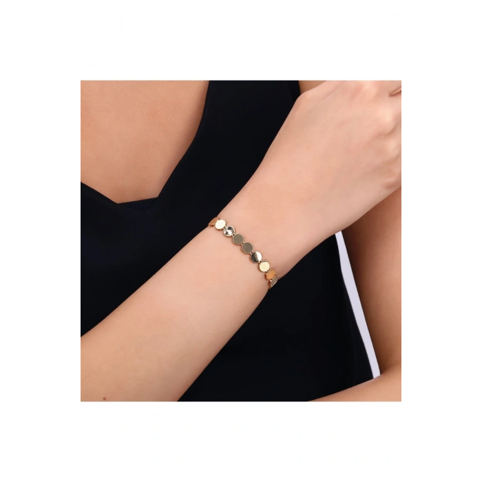 Tasarım Altın Bileklik - 14k - 6.40gr
