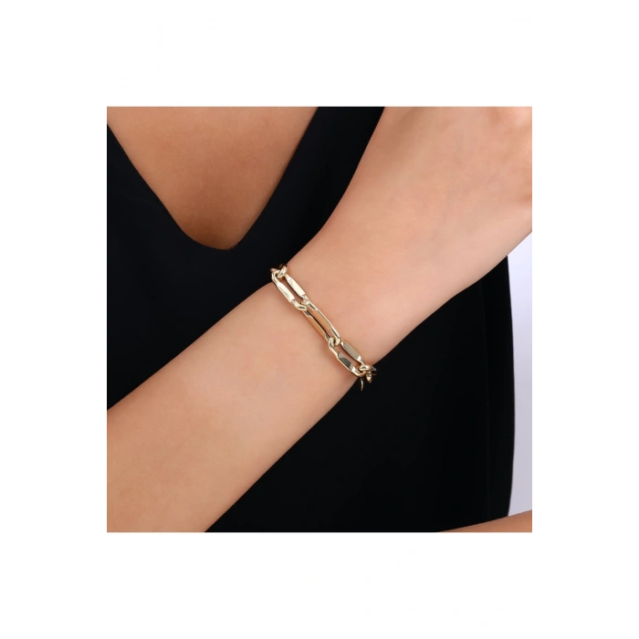 Altın Zincir Bileklik - 14K - 6.43gr