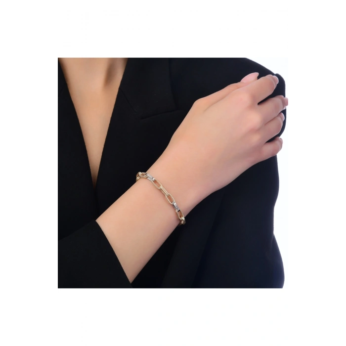 Altın Zincir Bileklik - 14k - 4.69gr
