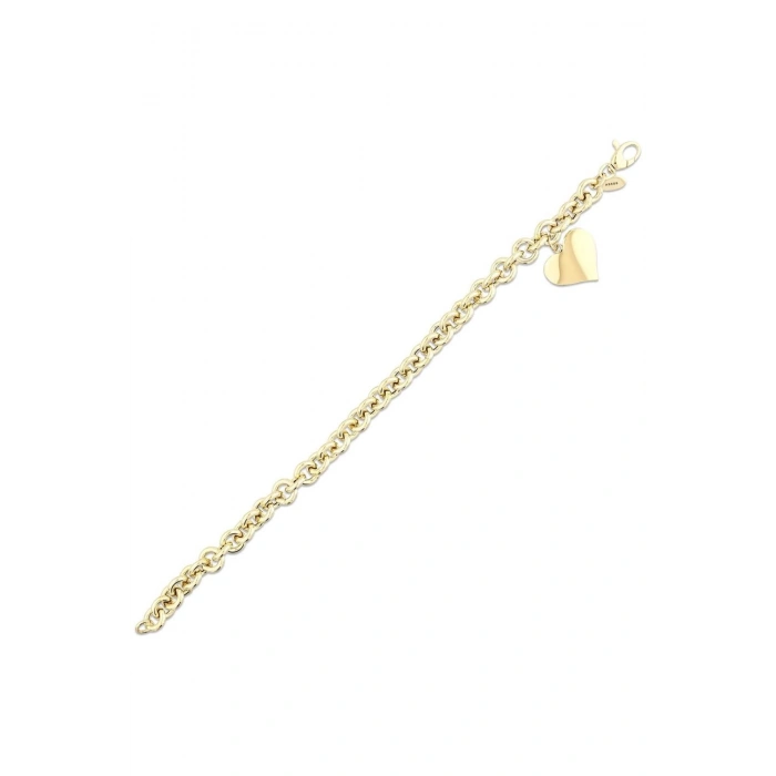 Kalpli Altın Zincir Bileklik - 14k - 9.73gr