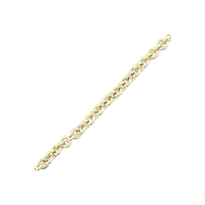 Kalpli Altın Zincir Bileklik - 14k - 9.73gr