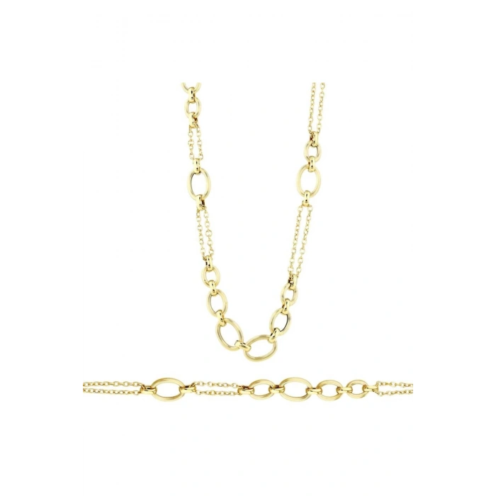 Zincir Formlu Altın Set - 14k - 4.20gr