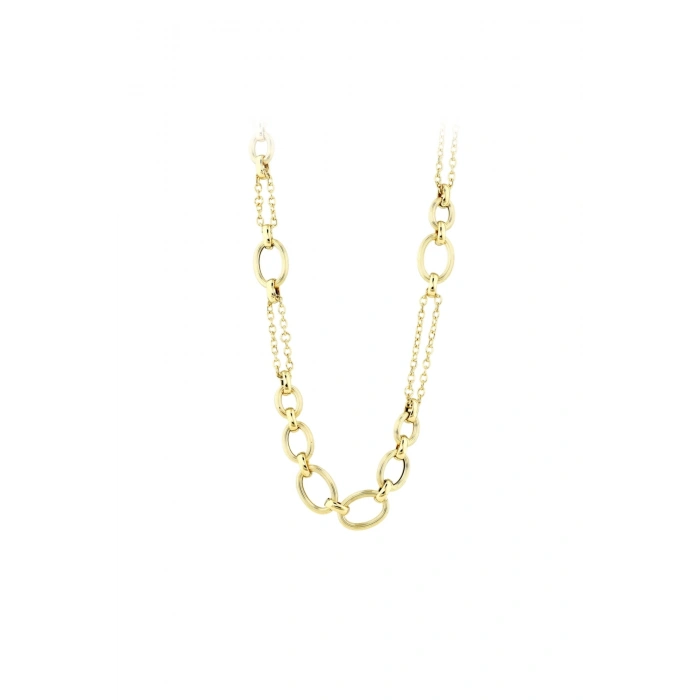 Zincir Formlu Altın Set - 14k - 4.20gr