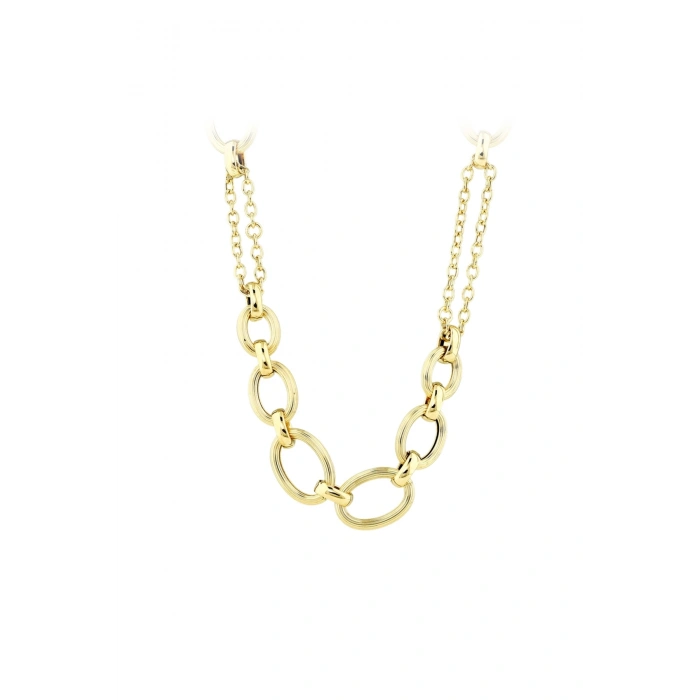 Zincir Formlu Altın Set - 14k - 4.20gr