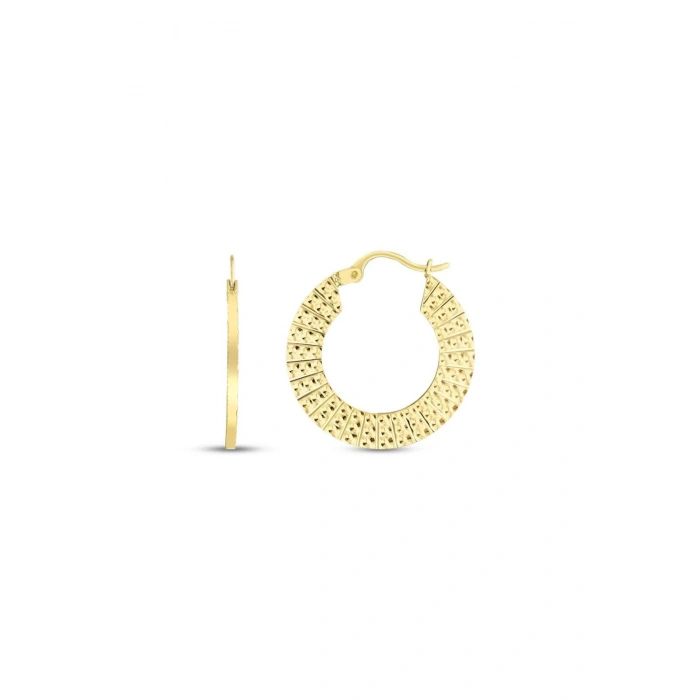 Tasarım Altın Küpe - 14k - 3.80gr