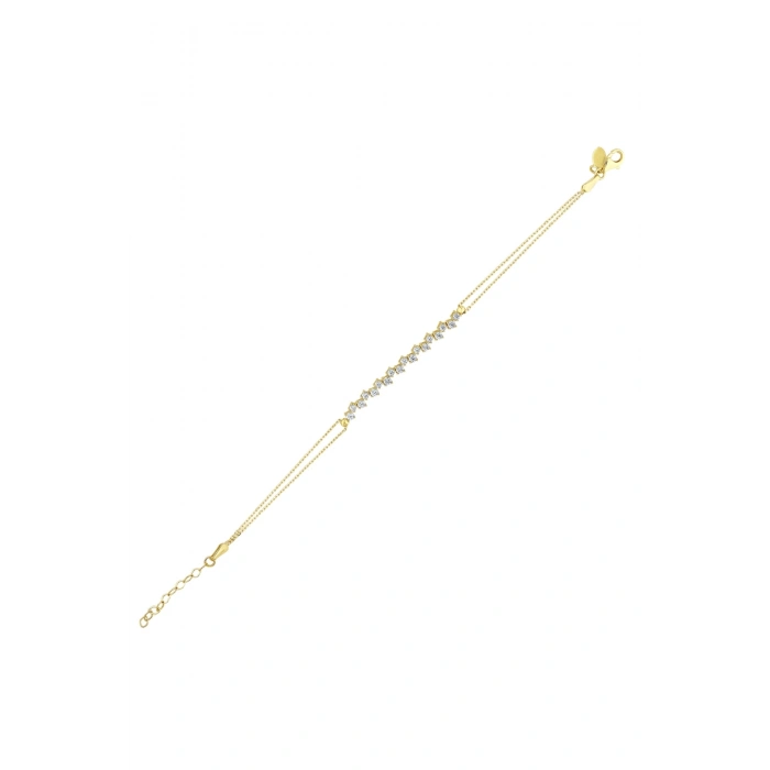 Taşlı Altın Nişan Düğün Set - 14k - 13.37gr