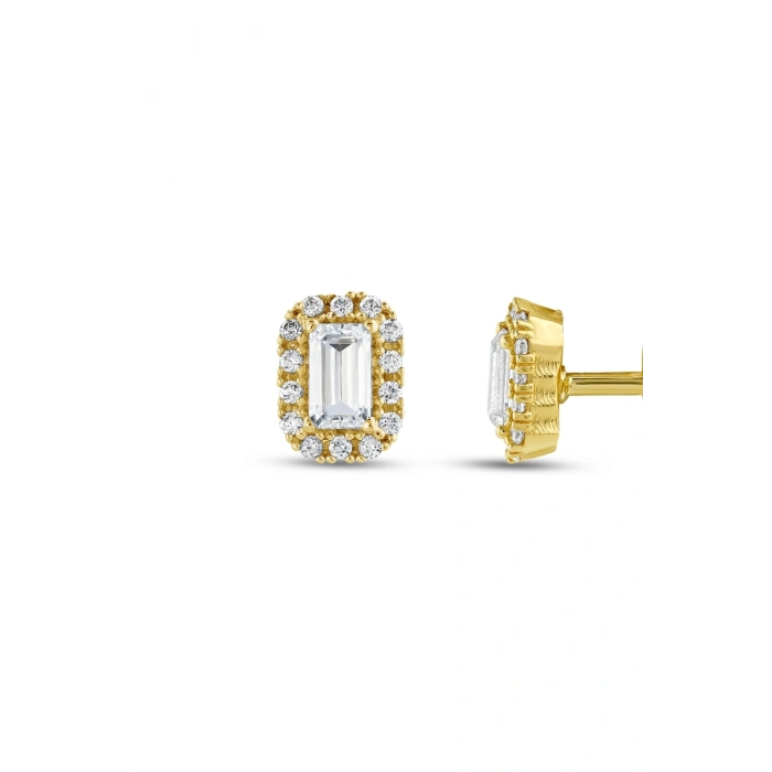 Taşlı Altın Nişan Düğün Set - 14k - 2.05gr