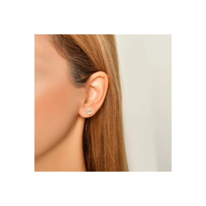 Taşlı Altın Nişan Düğün Set - 14k - 2.05gr