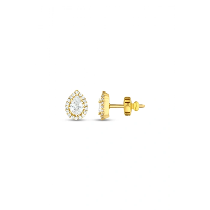 Taşlı Altın Nişan Düğün Set - 14k - 9.62gr