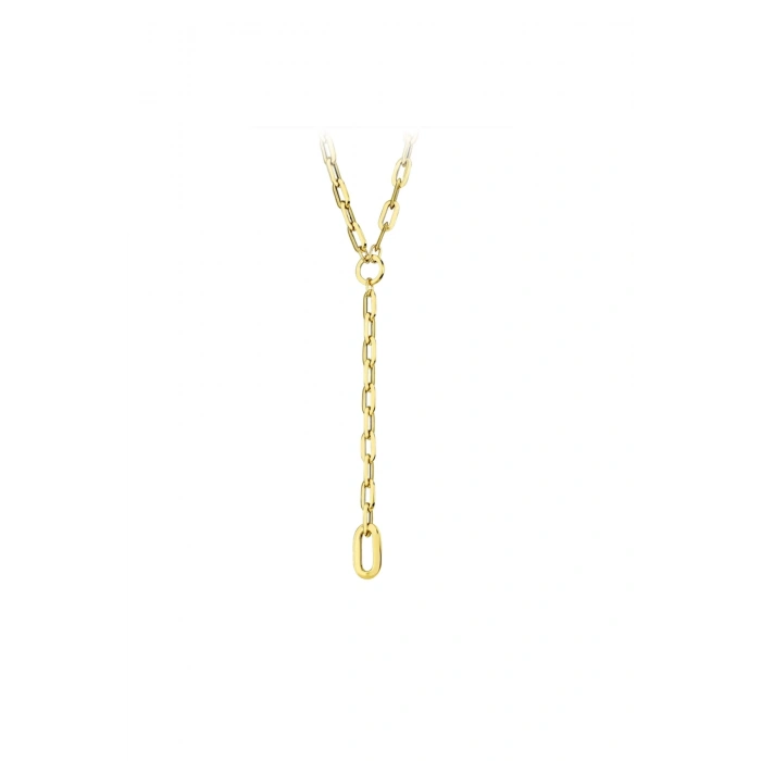 Zincir Formlu Altın Set - 14K