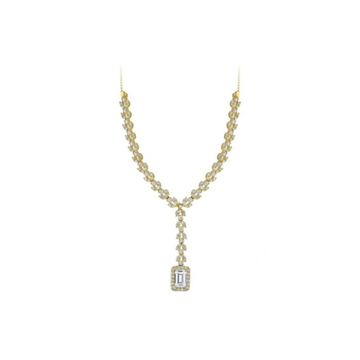 Taşlı Altın Nişan Düğün Set - 14k - 12.25gr