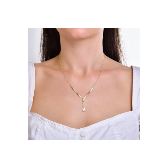 Taşlı Altın Nişan Düğün Set - 14k - 12.25gr
