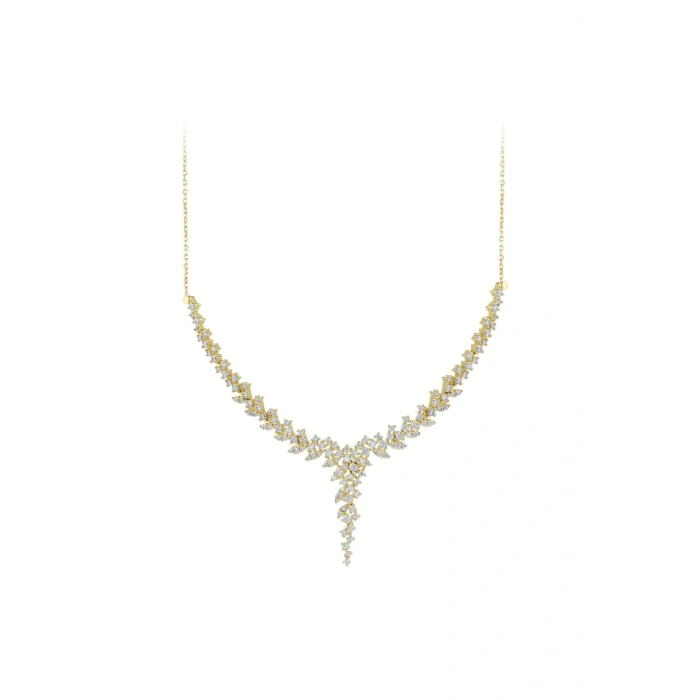 Taşlı Altın Nişan Düğün Set - 14k - 12.50gr