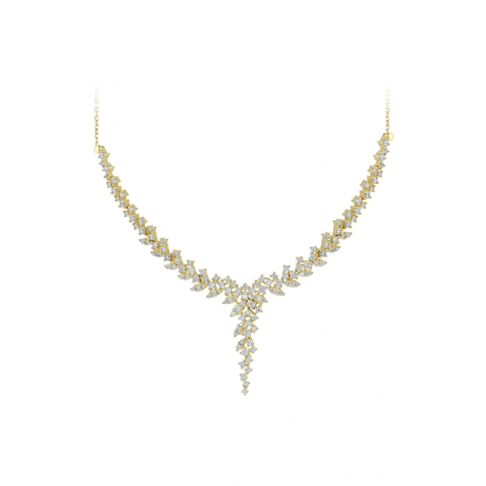 Taşlı Altın Nişan Düğün Set - 14k - 12.50gr