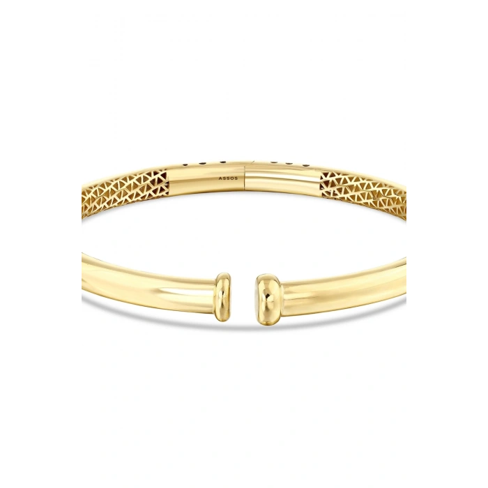 Tasarım Altın Kelepçe - 14k - 10.48gr