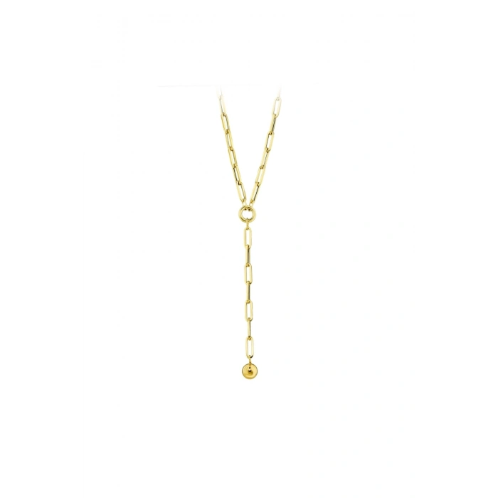 Zincir Formlu Altın Set - 14k - 2.57gr