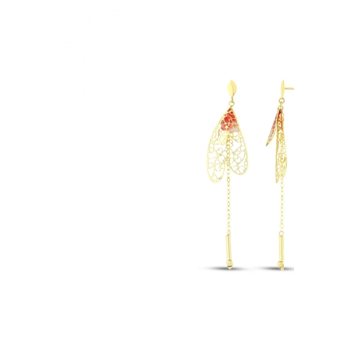 Assos Volare Altın Küpe - 14K