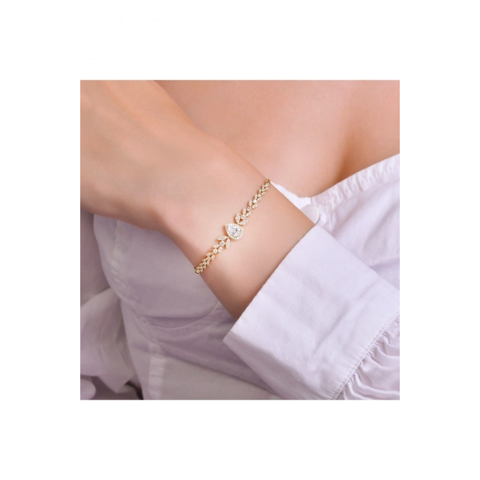 Taşlı Altın Nişan Düğün Set - 14k - 13.19gr