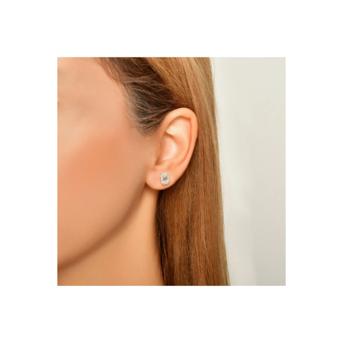 Taşlı Altın Nişan Düğün Set - 14k - 2.03gr