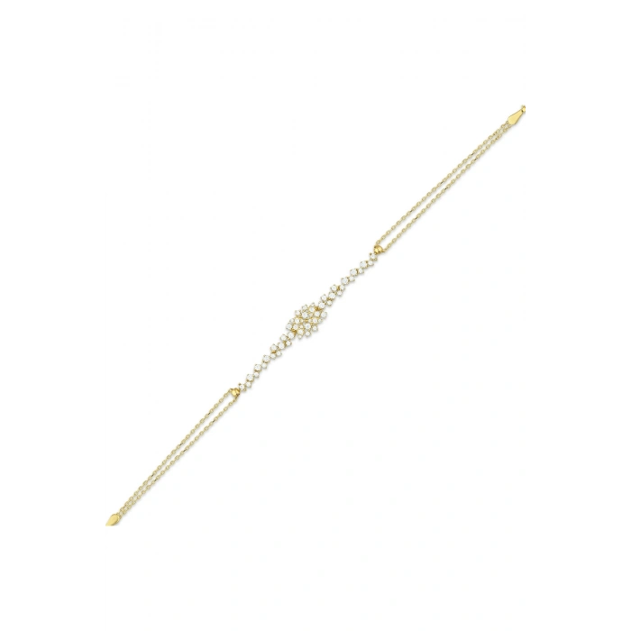 Taşlı Altın Nişan Düğün Set - 14k - 11.97gr