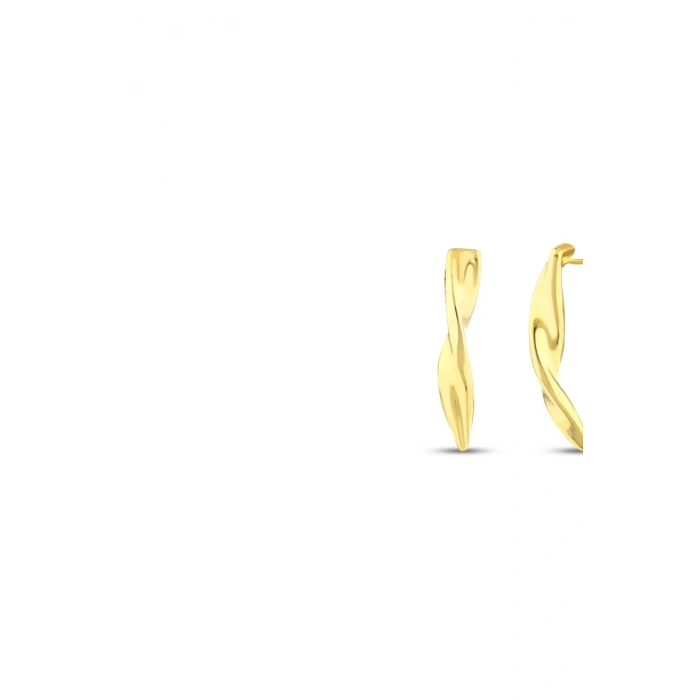 Altın Tasarım Küpe - 14K