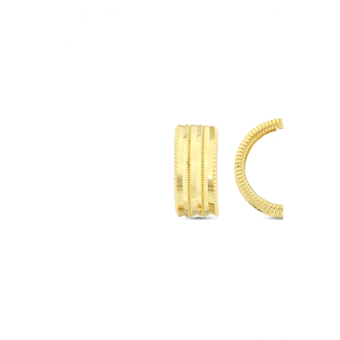 Altın Halka Küpe - 14k - 3.69gr