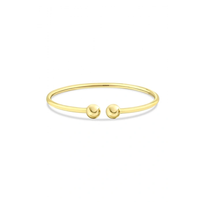 Tasarım Altın Kelepçe Bilezik - 14k - 6.23gr