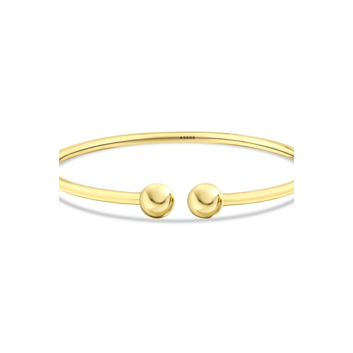 Tasarım Altın Kelepçe Bilezik - 14k - 6.23gr