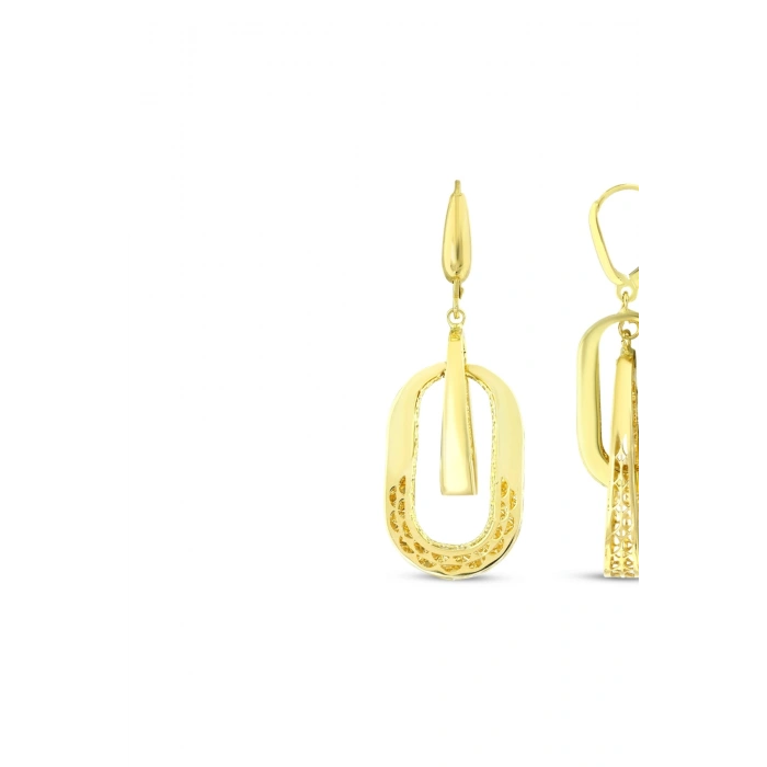 Tasarım Altın Küpe - 14k - 5.76gr