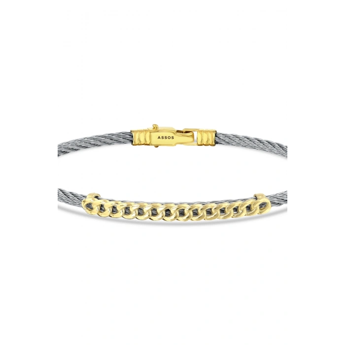 Altın Erkek Bileklik - 14k - 3.60gr