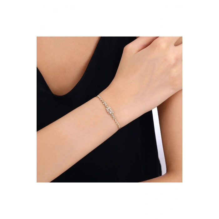 Taşlı Altın Nişan Düğün Set - 14k - 11.57gr