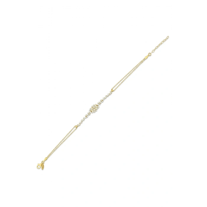 Taşlı Altın Nişan Düğün Set - 14k - 11.57gr