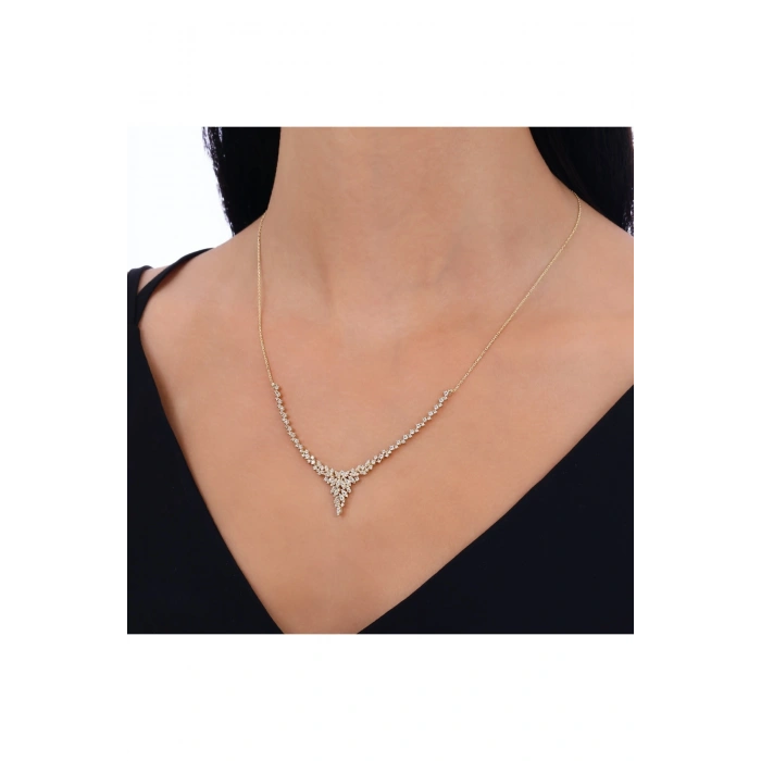 Taşlı Altın Nişan Düğün Set - 14k - 11.57gr