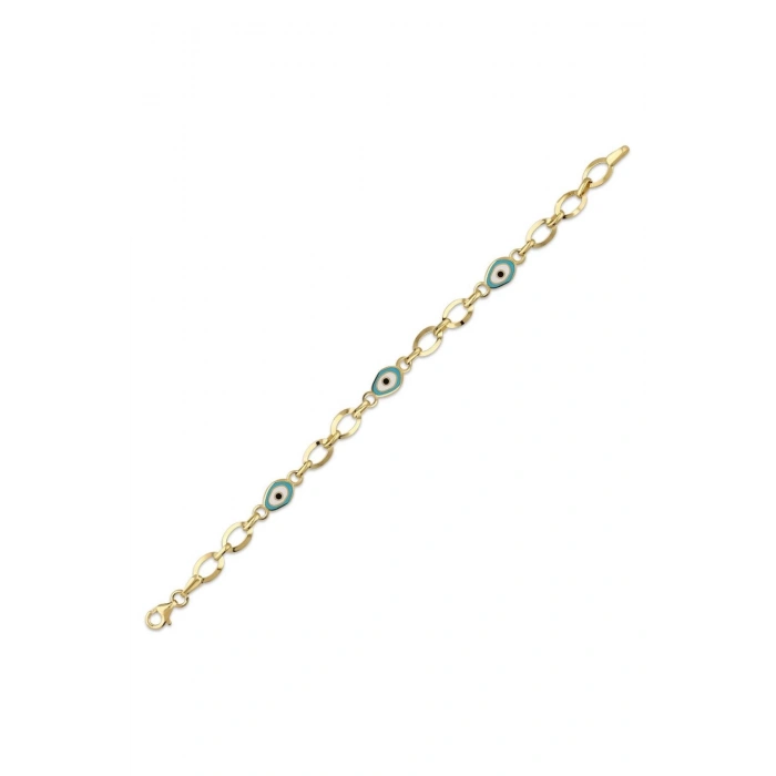 Nazarlıklı Altın Çocuk Bileklik - 14k - 3.60gr