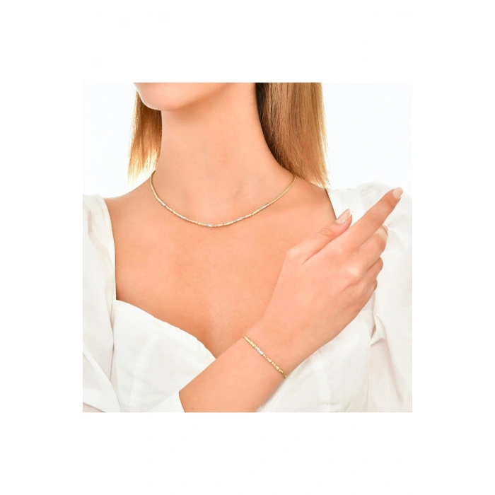 Dorika Toplu Altın Set - 14k - 2.88gr