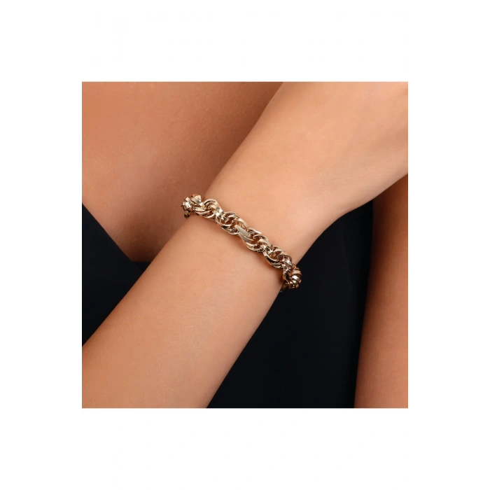 Altın Zincir Bileklik - 14k - 11.41gr