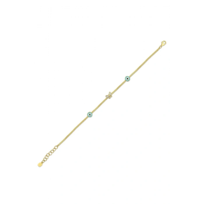 Nazar Boncuklu Altın Bileklik - 14k - 3.06gr