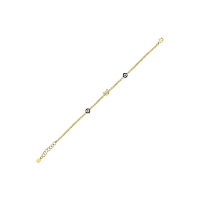 Nazar Boncuklu Altın Bileklik - 14k - 3.11gr