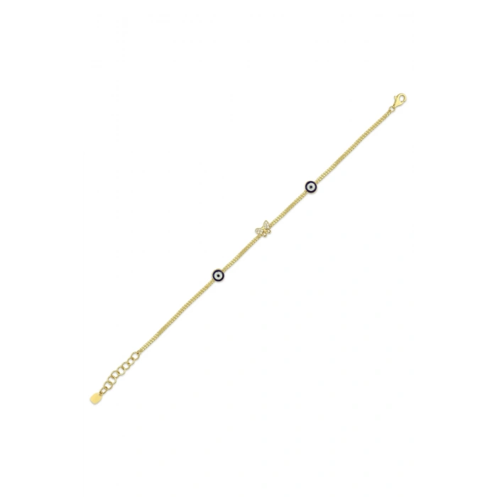 Nazar Boncuklu Altın Bileklik - 14k - 3.11gr